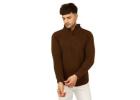 Men High Neck Zipper Full Sleeve Woolen Winter Sweater