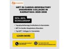 MPT in Cardio-Respiratory Disorders Colleges in Karnataka 2025-2026