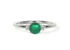 Buy Round Shape Vintage Emerald Ring