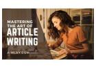 Mastering the Art of Article Writing 