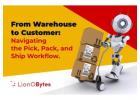 Pick Pack Ship Warehouse Solutions with LionO360 ERP