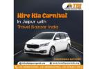 Book Chauffeur driven Kia Carnival hire service in Jaipur