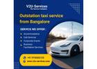 Outstation taxi service from Bangalore