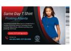 Same Day T-Shirt Printing in Atlanta A Reliable & Fast Service by 3v Printing