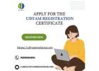 Apply for the Udyam Registration Certificate 