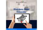 Stainless Steel Colander: Strain with Precision and Ease