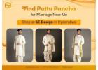 Find Best Pattu Pancha for Marriage in Hyderabad | 6E Design