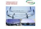 BMW 2000 CS (1965-1969) bumpers by stainless steel new 