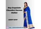 Buy Exquisite Chanderi Sarees Online