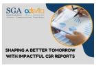 Shaping a Better Tomorrow with impactful CSR Reports