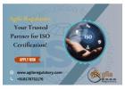 Trust Agile Regulatory for Your ISO Certification Journey!