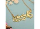 Get Your Personalized Gold Plated 925 Silver Name Necklace in Mumbai