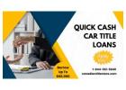 Get Quick Car Title Loans Nanaimo