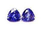 Great Discounts on Tanzanites: 4.32 cttw. Trillion Matched Pair.