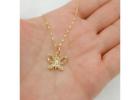 gold charm pendant for ladies