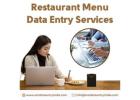 Best Restaurant Menu Data Entry Services