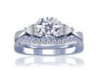 Buy Three Stone Pear Shape Diamond Engagement Ring