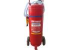 Trolley mounted water mist and CAF fire extinguisher advantages in fire safety