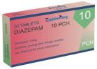 Diazépam 10 mg 30 comprimés