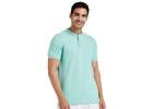 Men's Solid Regular Fit Polo Shirt