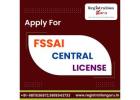 FSSAI Central License in India