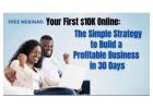 Free Webinar - Friday, Jan. 31 - Your 1st $10K Online