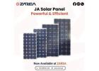 JA Solar Panel Available at Zarea Limited