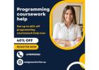 Get up to 40% off programming coursework help now