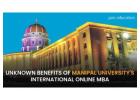 Unknown Benefits Of Manipal University's International Online MBA