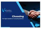 Choosing The Right Salesforce Consulting Partner