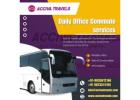 Daily Office Commute in Bangalore | Shuttle bus services