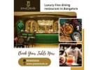 Luxury Fine dining restaurant in Bangalore