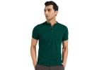 Men's Solid Cotton Rich Polo T Shirt