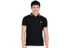 Men's Solid Slim Fit Polo T-Shirt