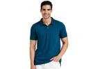 Men's Solid Cotton Rich Polo T Shirt