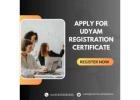 apply for udyam Registration certificate.