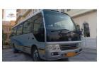 Toyota Coaster hire for wedding