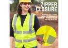 Buy Large Yellow Reflective Safety Vest