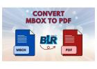 Export/Convert MBOX to PDF with BLR MBOX Converter Tool