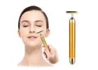 24K Gold Energy Beauty Bar Electric Facial Massage Roller