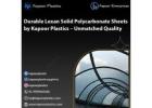 Durable Lexan Solid Polycarbonate Sheets by Kapoor Plastics