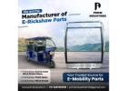 E Rickshaw Front Glass manufacturer & supplier in India