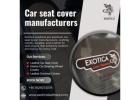 Car seat cover manufacturers in Bangalore | Leather car seat covers near me