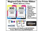 Magicard MC300YMCKO/2 Color Printer Ribbon (2-Pack) for 300 Series