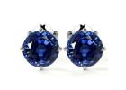 Buy Natural Blue Sapphire Earrings Studs