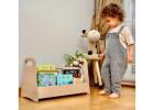 Montessori Bookshelf with Stylish & Practical Kids' Storage