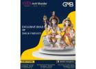 Hindu God Statues, Shiva Parvati Marble Murti 