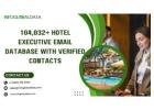 Hotel Email List – Connect with Hospitality Industry Decision-Makers!