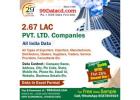 Verified List of  Pvt. Ltd. Companies in India - 99DataCD |  Call -  8587804924