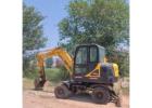 Used Hyundai R60W-7 Wheel Excavator Excellent Working Condition